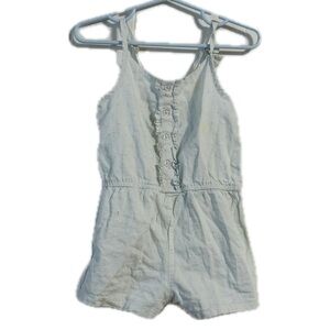 Savannah Light Cream Button-Front‎ Romper